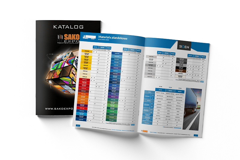 Materiały plandekowe - katalog